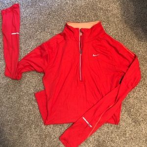 Coral Nike pullover